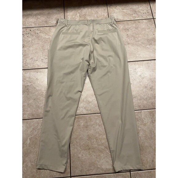 Young LA Pants Mens 34x30 Beige Khaki Chino Business Casual Stretch PBT 625 - Picture 4 of 7